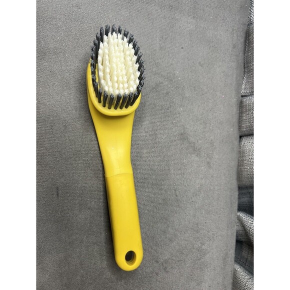 Kitchenaid Sink Brush Scrub Dish Double Sided Yellow Kitchen Bath - Picture 3 of 7